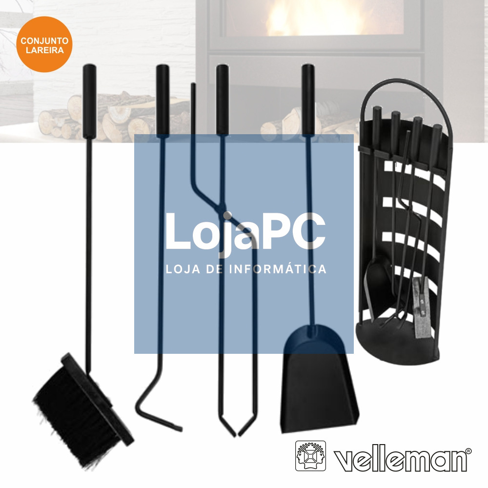 UTENSILIOS P/ LAREIRA 4 PEÇAS