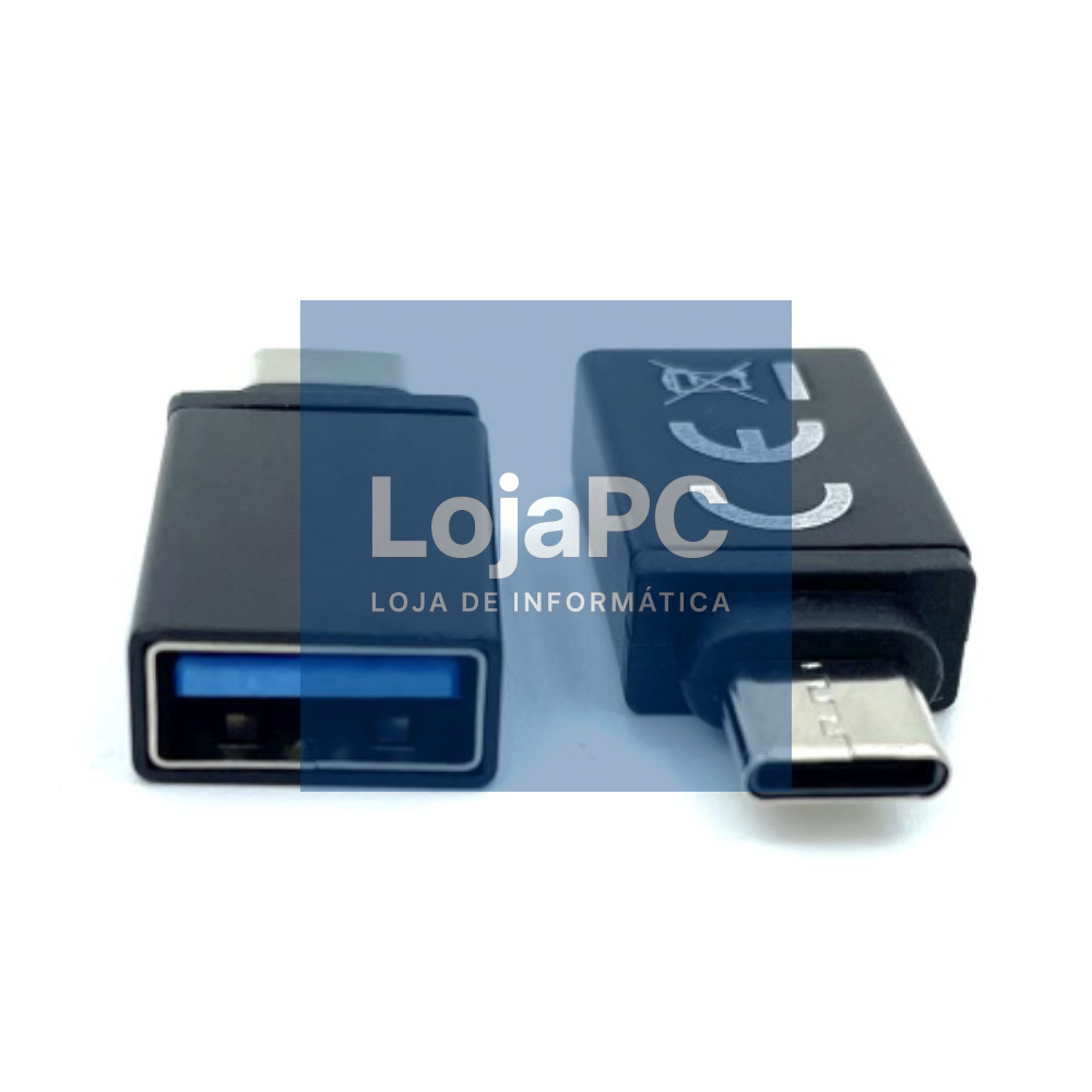Adaptador USB-A 3.0 Fêmea P/ USB-C Macho OTG Branco XO