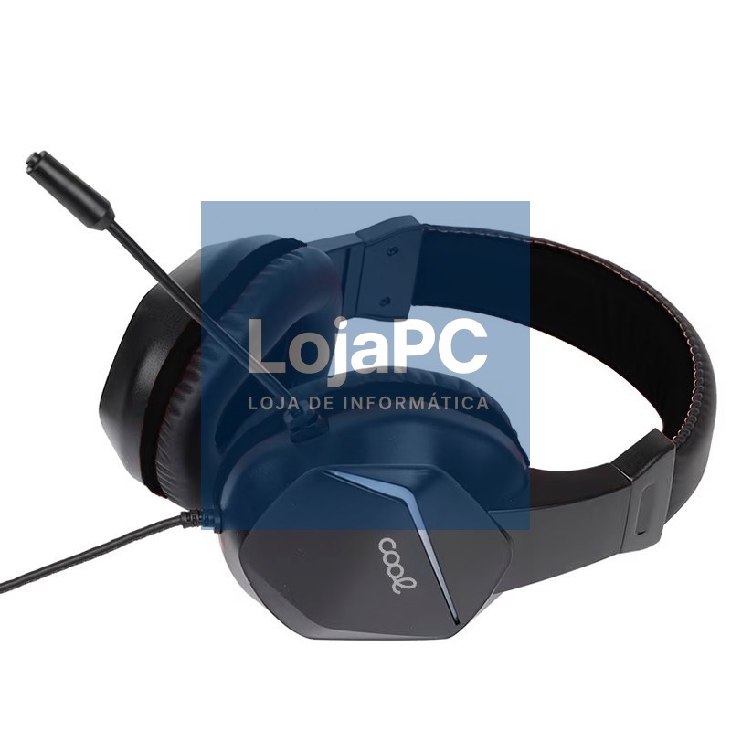 Stereo Gaming Headphones COOL Vista RGB Lighting + Adapt. 3.5mm audio included — imagem 2