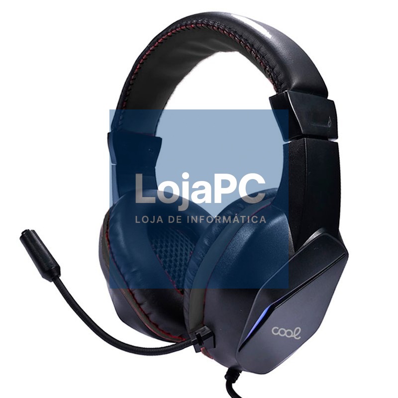 Stereo Gaming Headphones COOL Vista RGB Lighting + Adapt. 3.5mm audio included — imagem 3