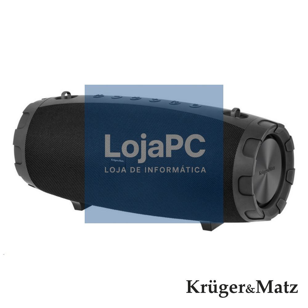 Coluna Bluetooth Portátil 2x15W+40W USB/SD/Aux KRUGERMATZ