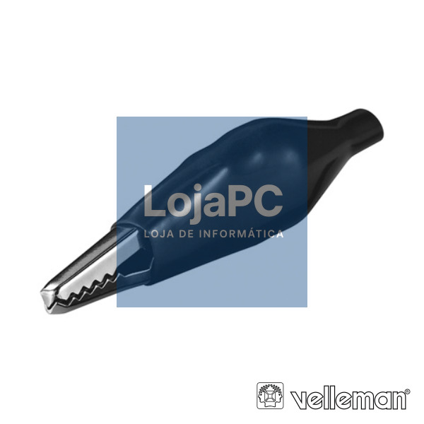PINÇA CROCODILO 27MM ISOLADA PRETA