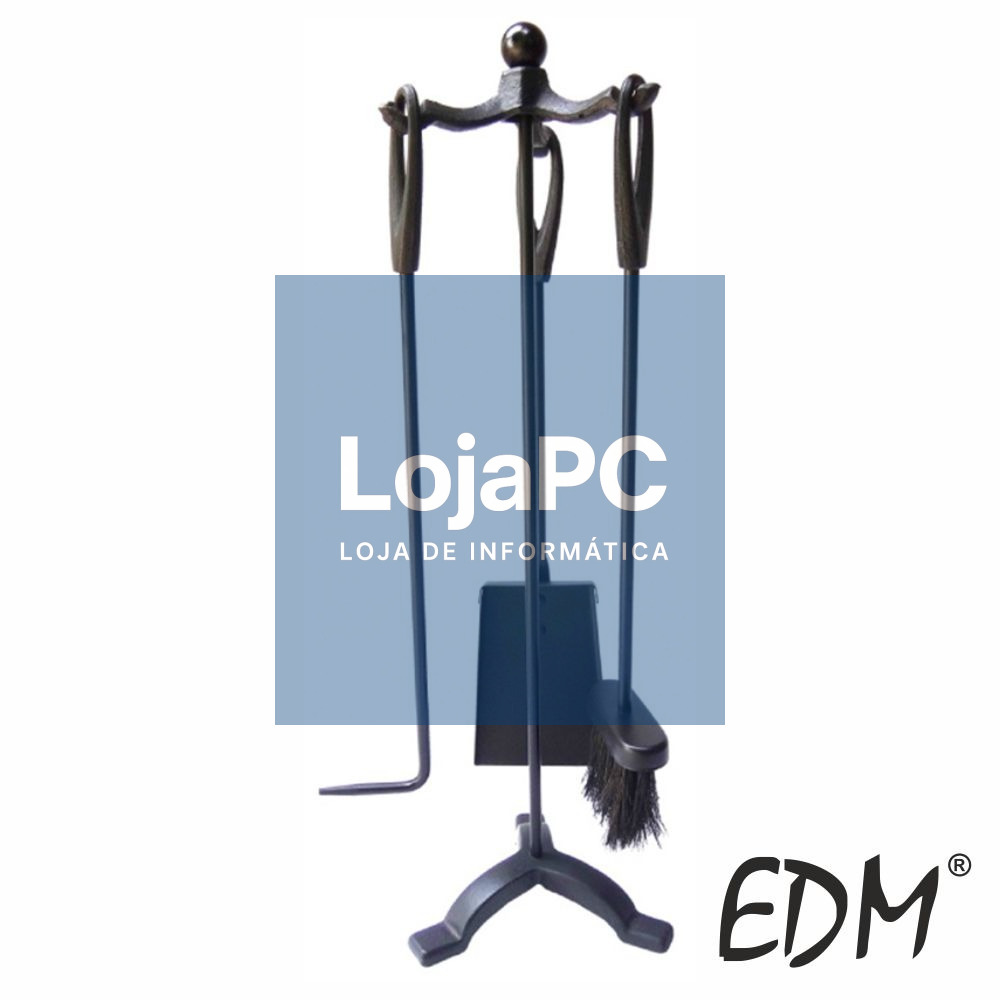 Utensilios P/ Lareira 3 Peças EDM
