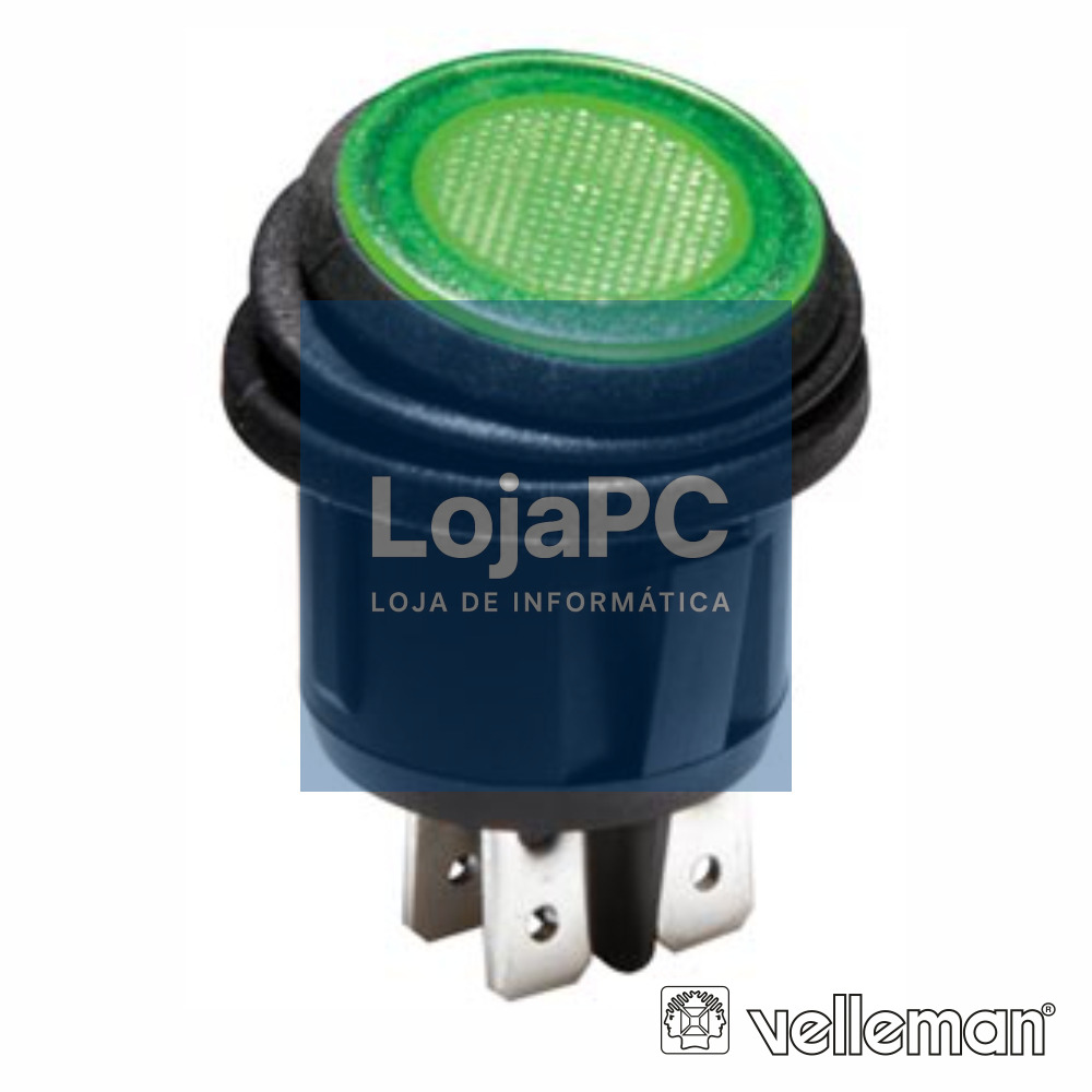 INTERRUPTOR BASCULANTE C/ LUZ LED 16A-12V DPST ON-OFF