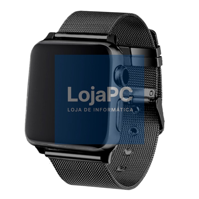 Strap COOL for Apple Watch Series 1 / 2 / 3 / 4 / 5 / 6 / 7 / 8 / 9 / SE (38 / 40 / 41 mm) Metal Black