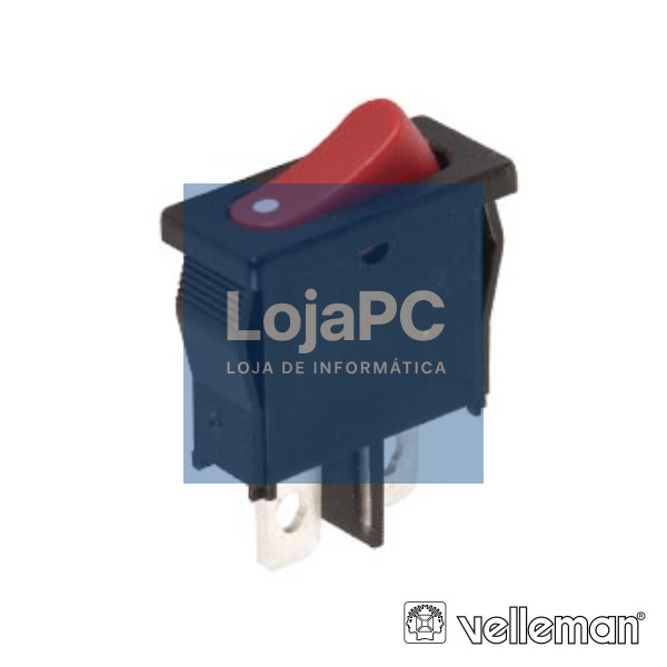 INTERRUPTOR BASCULANTE 6A-250V SPST ON-OFF VELLEMAN