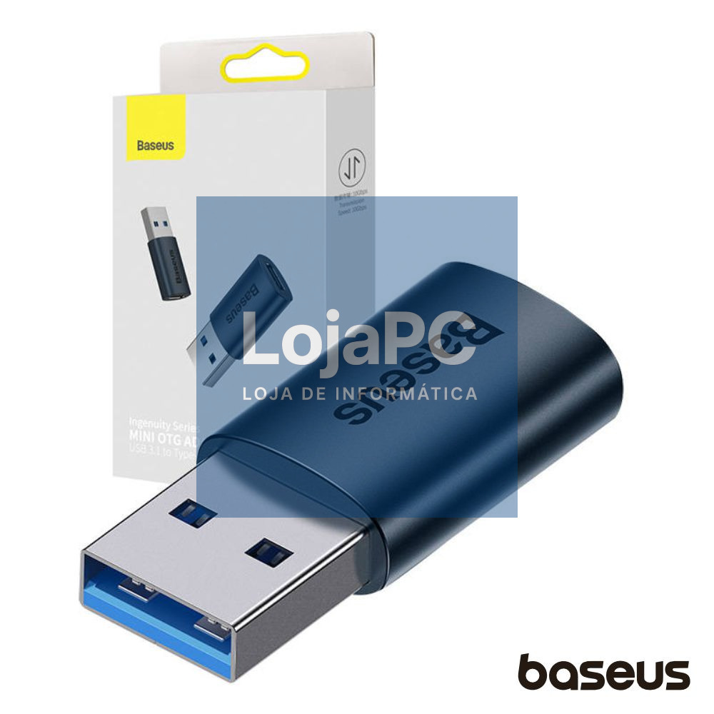 Adaptador USB-C Fêmea / USB-A Macho OTG Ingenuity BASEUS