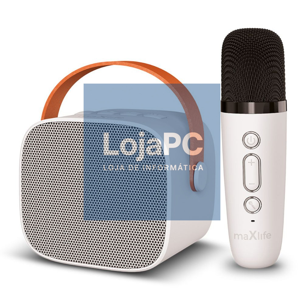 Coluna Bluetooth Portátil C/ Micro 10W AUX/USB/SD/BT