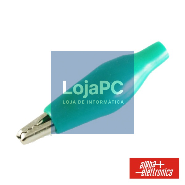 PINÇA CROCODILO 36.5MM ISOLADA VERDE