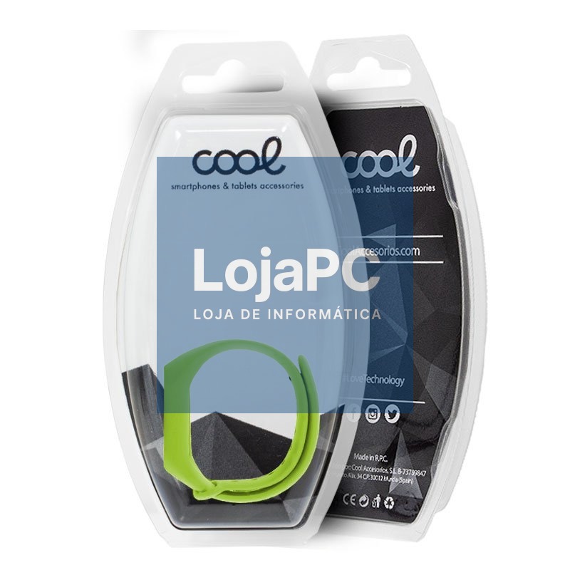 Strap COOL for Xiaomi Mi Band 5 / 6 / 7 / Amazfit Band 5 Smooth Green — imagem 2