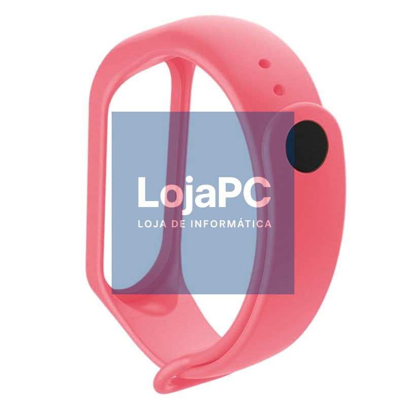 Strap COOL for Xiaomi Mi Band 5 / 6 / 7 / Amazfit Band 5 Smooth Pink — imagem 3