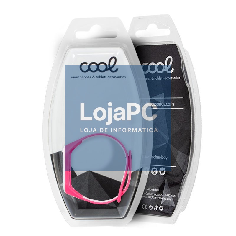 Strap COOL for Xiaomi Mi Band 5 / 6 / 7 / Amazfit Band 5 Sport Fuchsia — imagem 2