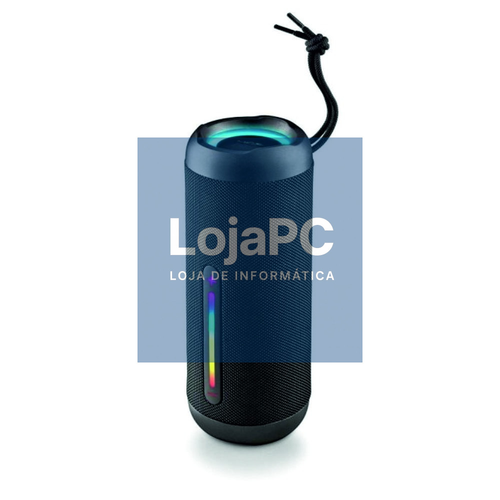 Coluna Bluetooth Portátil 30W RGB TWS MP3/USB//AUX/SD IPX7