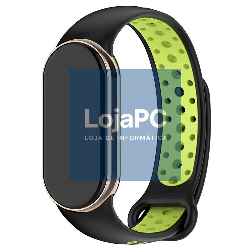 Strap COOL for Xiaomi Smart Band 8 / 9 / 10 Sport Black-Green