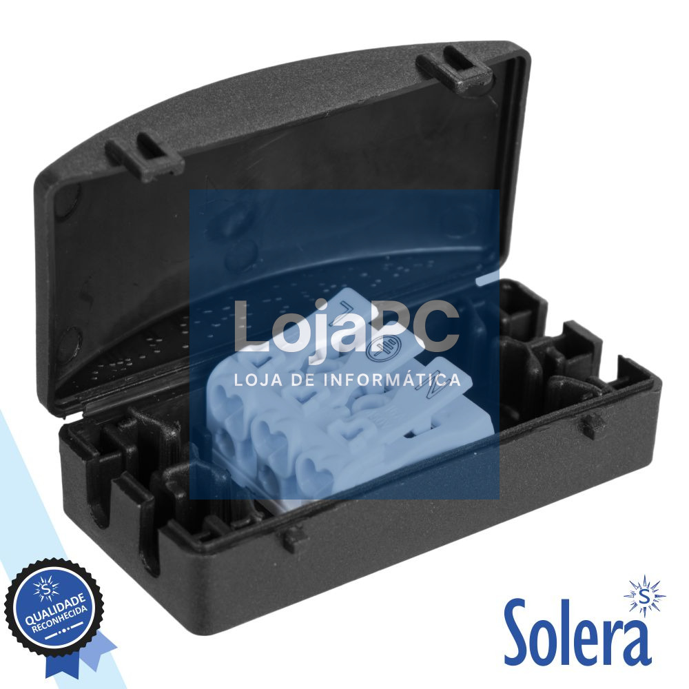 CAIXA JUNÇÃO 2 VIAS C/ 3 CONDUTORES 16A 450V SOLERA