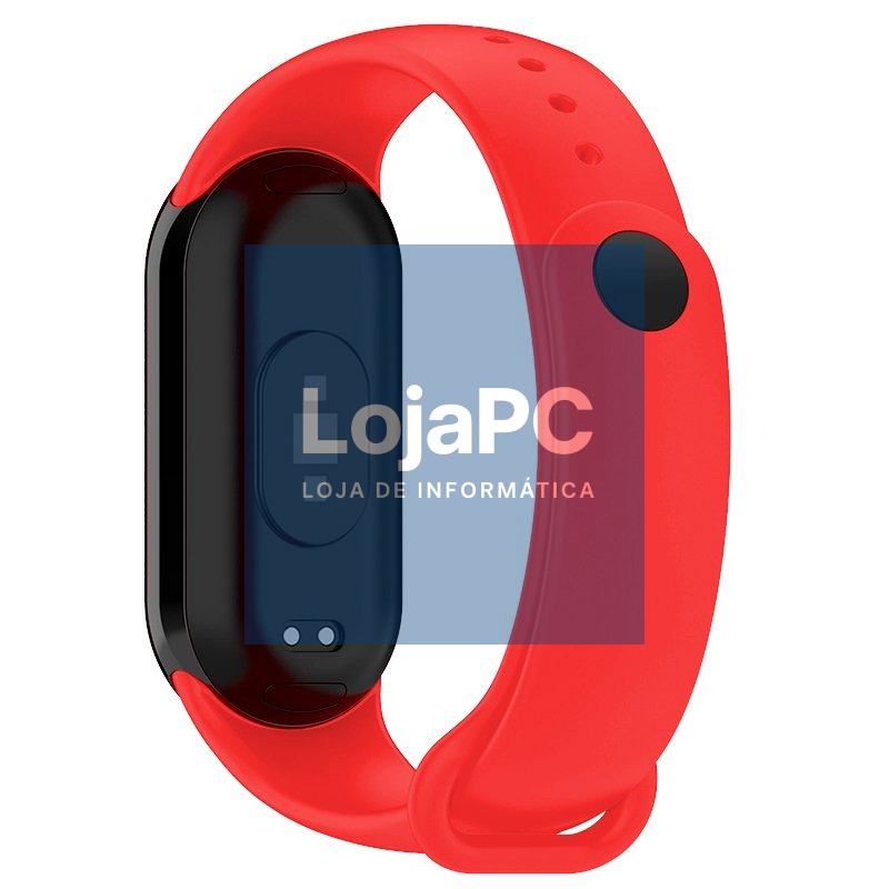 Strap COOL for Xiaomi Smart Band 8 / Band 9 / Band 10 Smooth Red — imagem 3