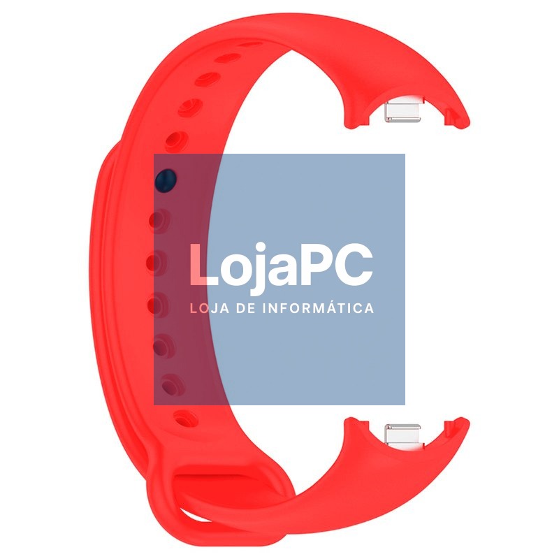 Strap COOL for Xiaomi Smart Band 8 / Band 9 / Band 10 Smooth Red — imagem 2