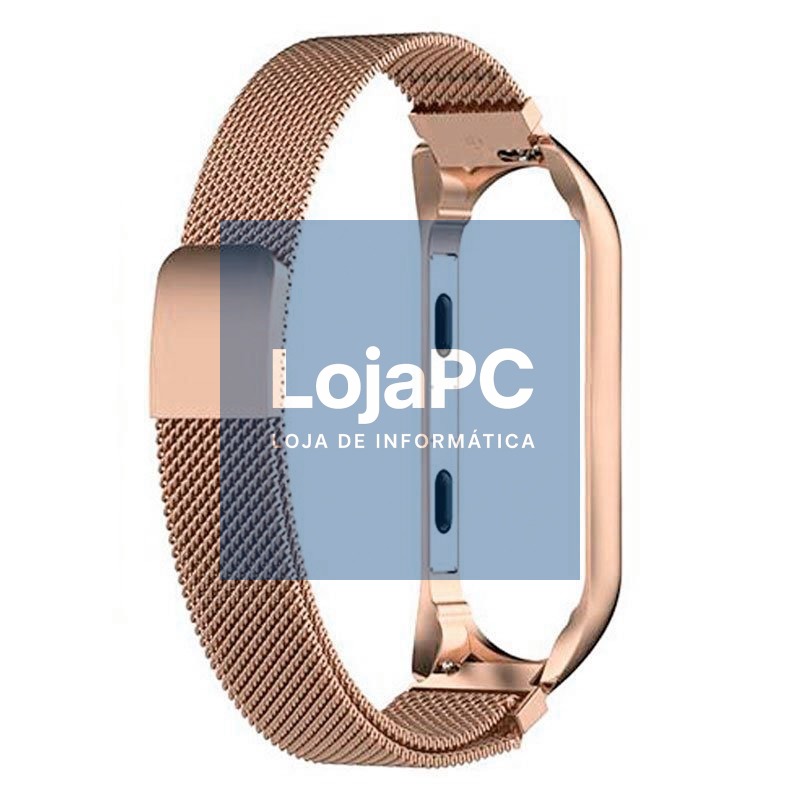 Strap COOL for Xiaomi Smart Band 8 Metal Rose Gold — imagem 2