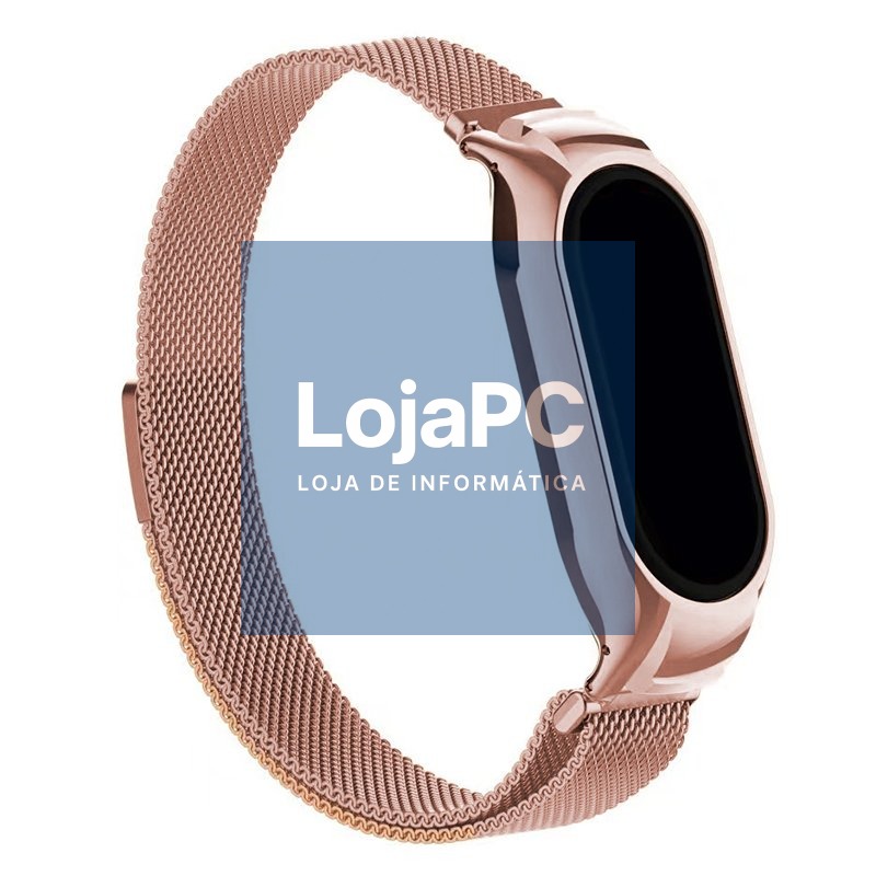 Strap COOL for Xiaomi Smart Band 8 Metal Rose Gold