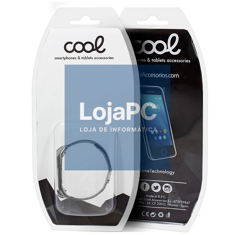 Strap COOL for Xiaomi Smart Band 8 Metal Silver — imagem 4