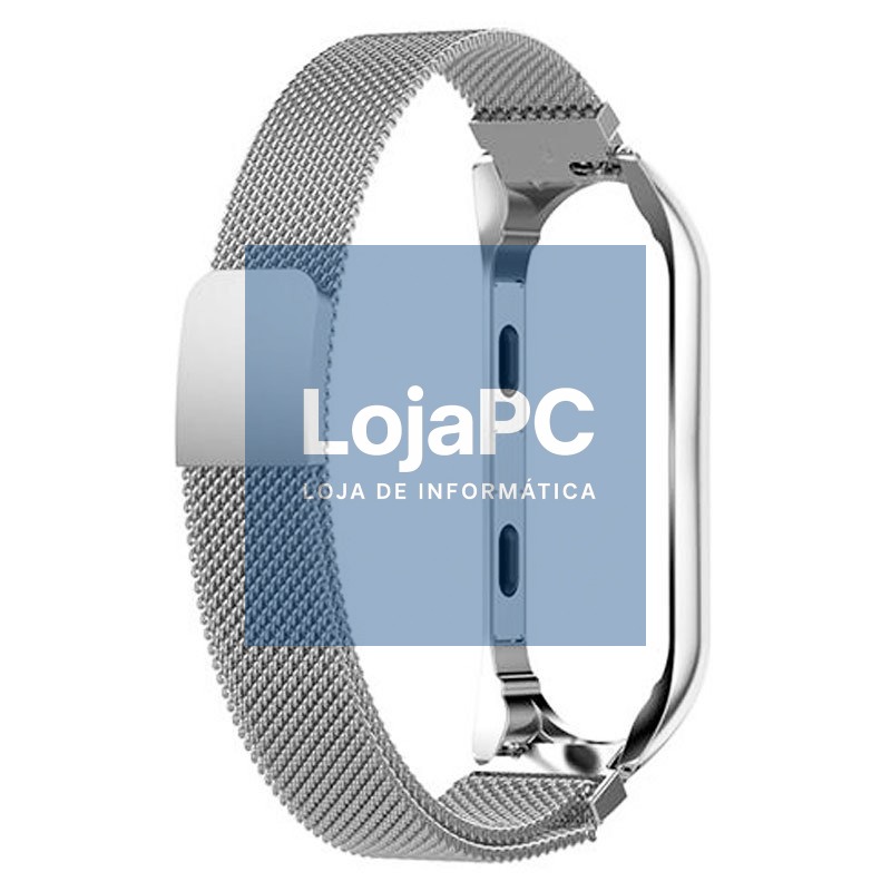 Strap COOL for Xiaomi Smart Band 8 Metal Silver — imagem 3