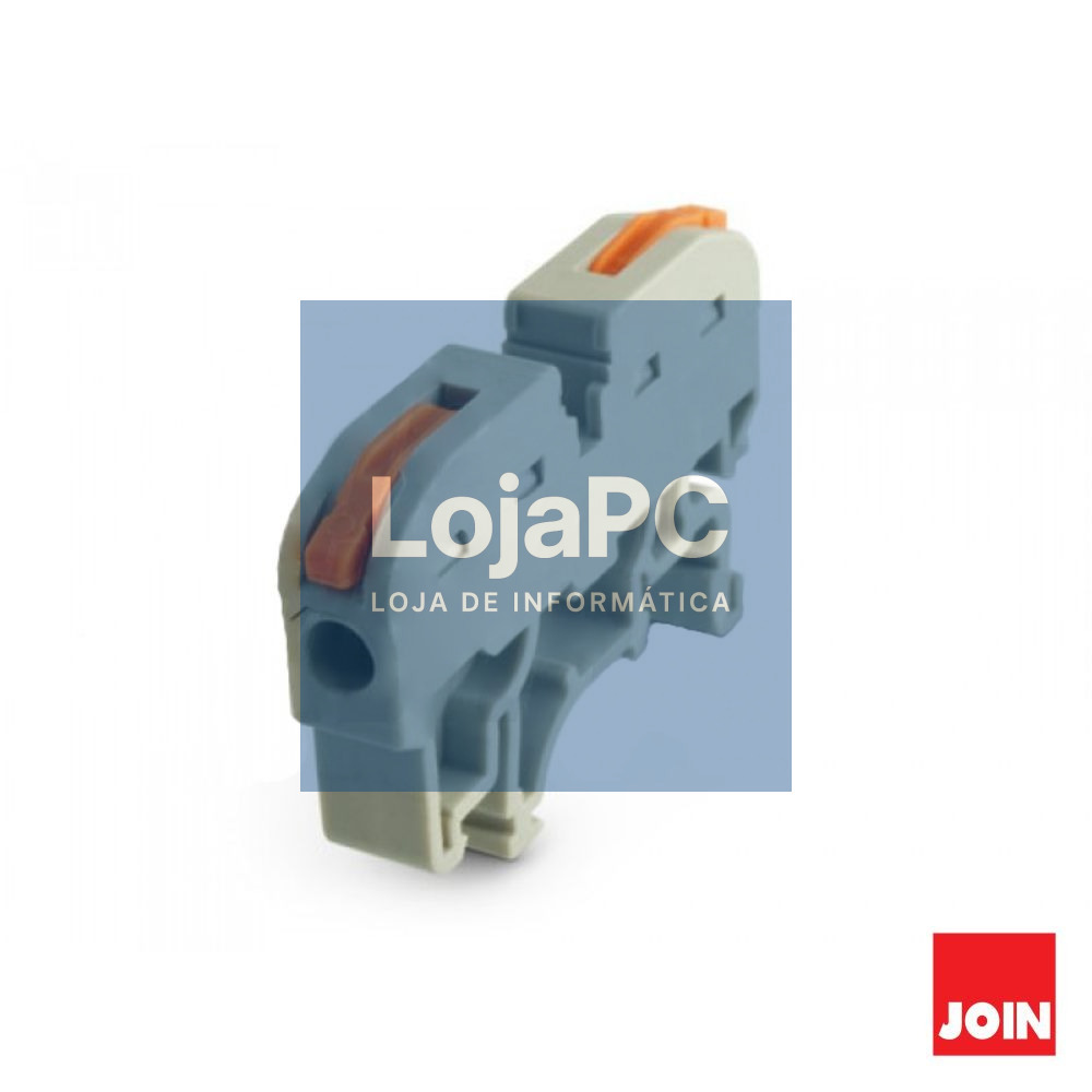 Ligador De Pressão 1 Condutor 0.08 - 4mm² P/ Calha DIN JOIN