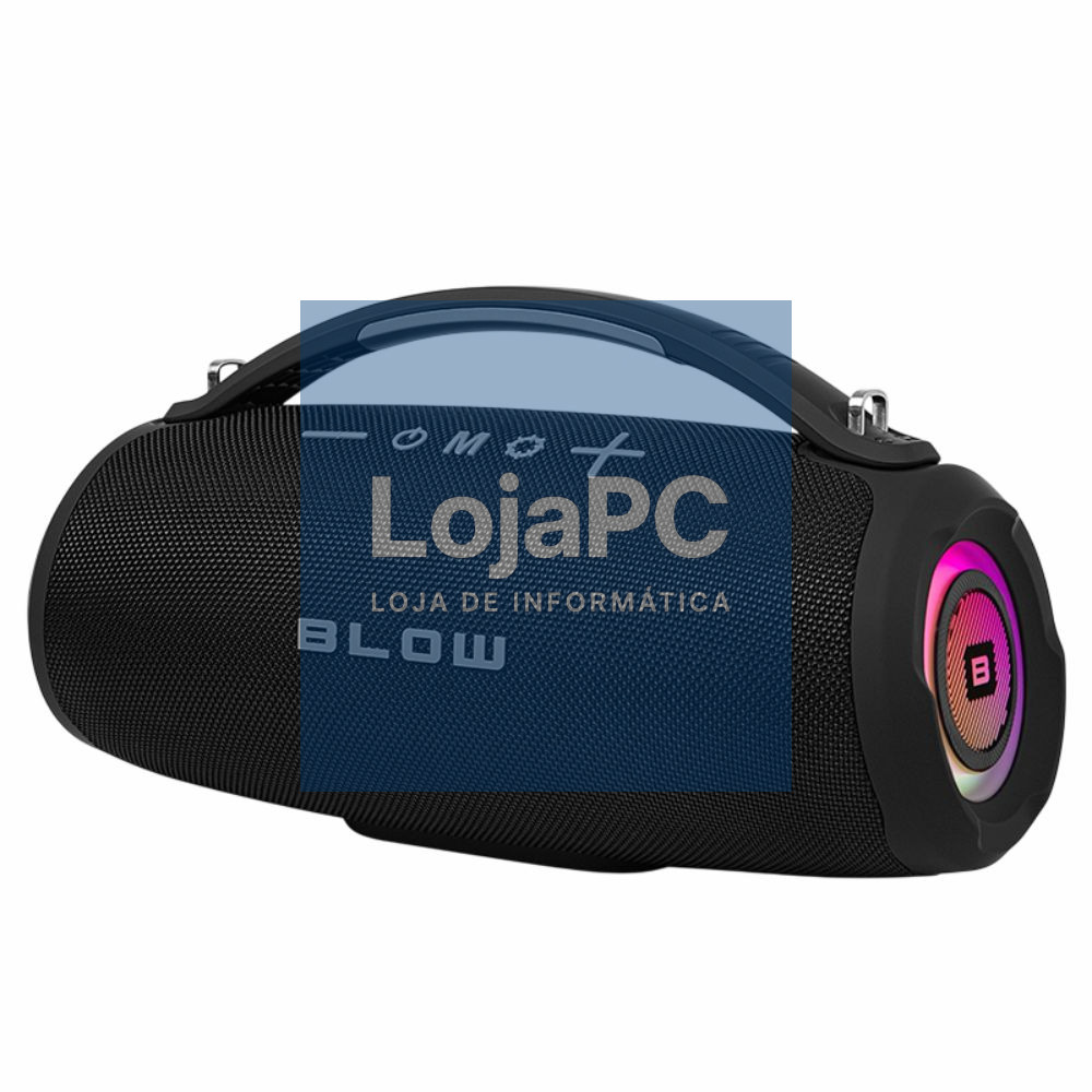 Coluna Bluetooth Portátil 40W USB/BT/ LED RGB BLOW