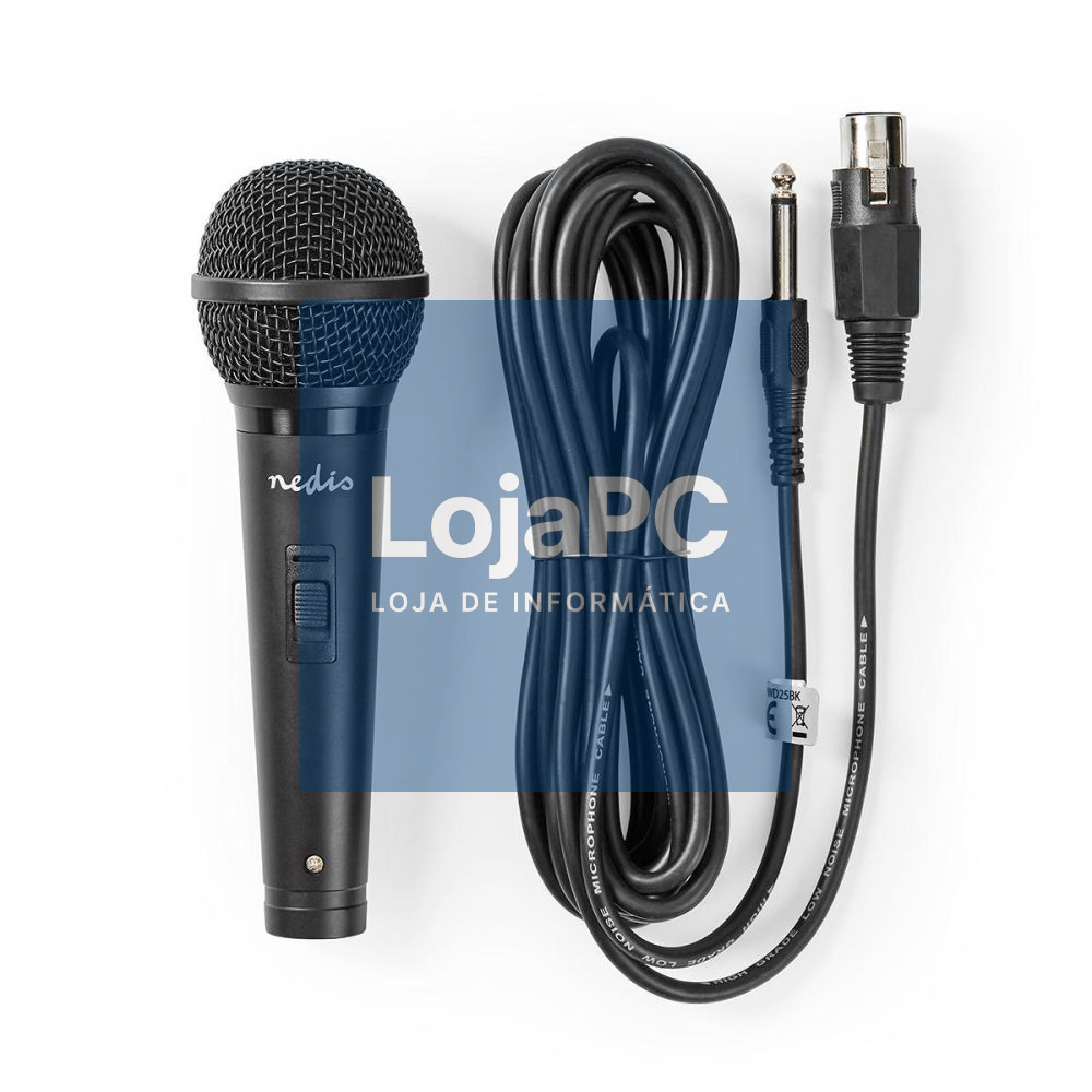 Microfone Voz Dinâmico Unidirecional Preto