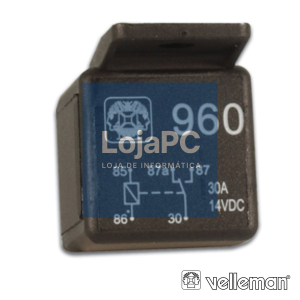RELÉ 12VDC INVERSOR UNIPOLAR 30A/12V