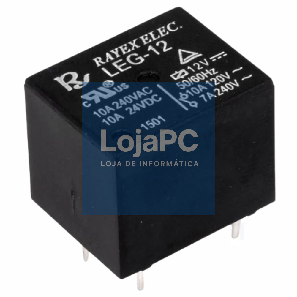 Relé 12VDC SPDT 10A