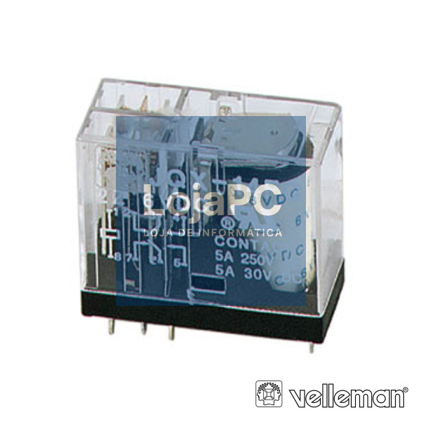 RELÉ 12VDC INVERSOR BIPOLAR 5A/220AC