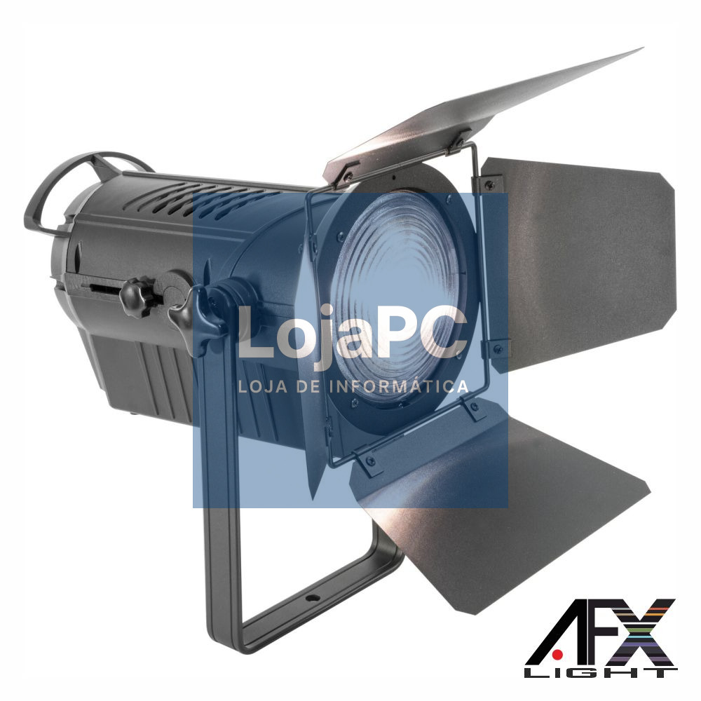 Projetor FRESNEL 200W Branco Frio E Quente DMX AFXLIGHT