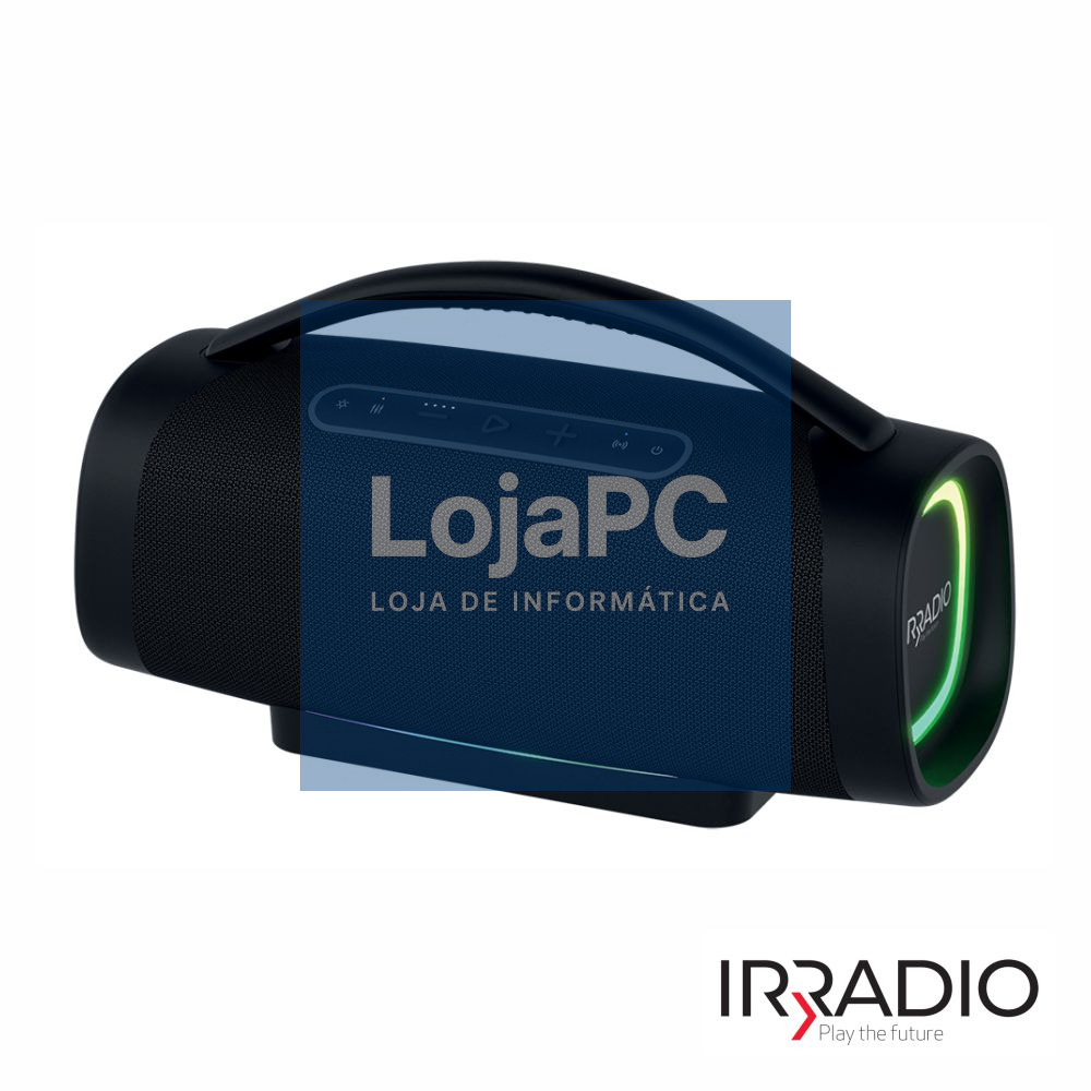 Coluna Bluetooth Portátil 140W USB/BT/TWS LED RGB IRRADIO