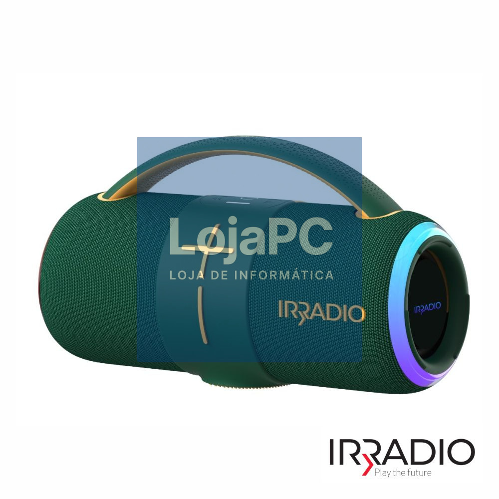 Coluna Bluetooth Portátil 50W USB/BT/TWS LED RGB IRRADIO