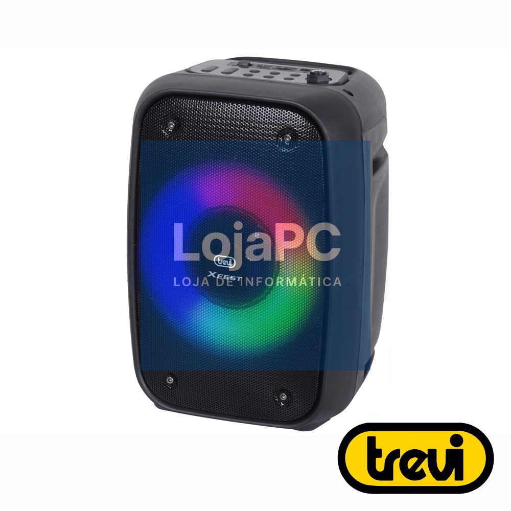 Coluna Amplificada 3" USB/BT/SD/FM RGB TWS TREVI
