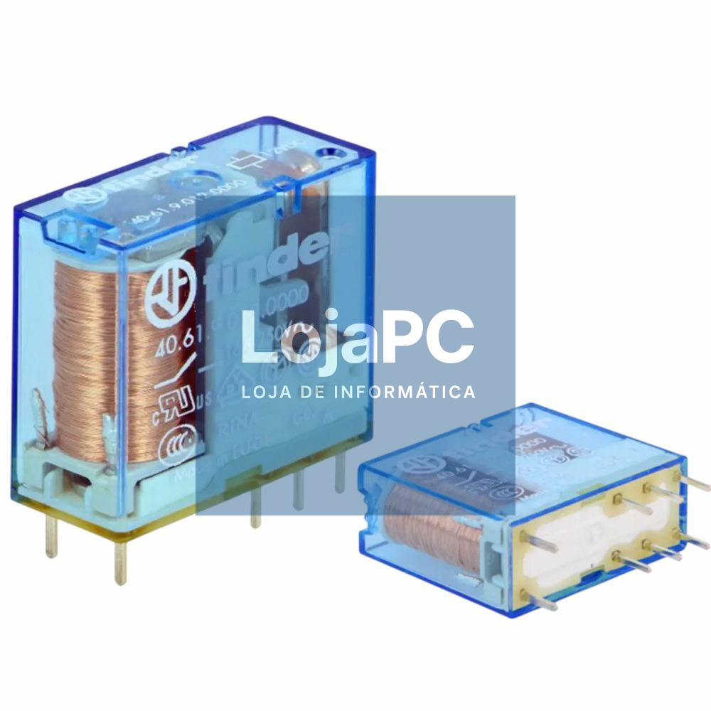 Relé Eletromagnético 12VDC 16A SPDT FINDER