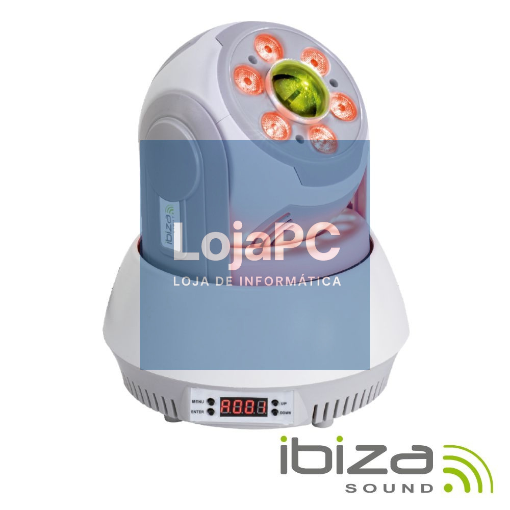 Moving Head 4 Em 1 Wash / 30W Gobo DMX Mic IBIZA