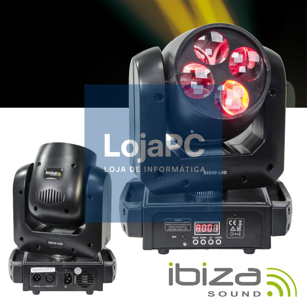 Moving Head Mini 4 LEDS 10W DMX IBIZA