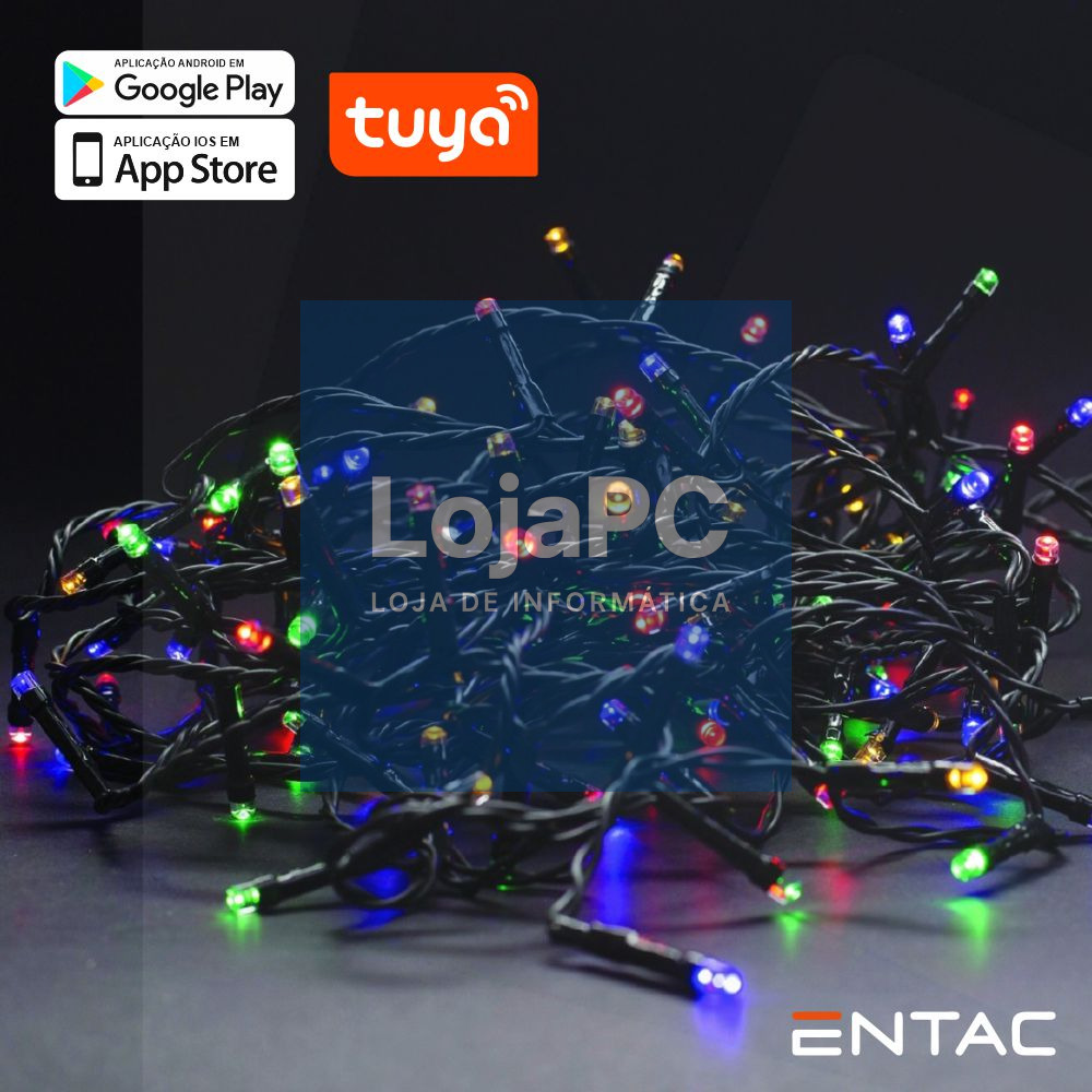 Grinalda 120 LED Multicor APP TUYA 220V 9m