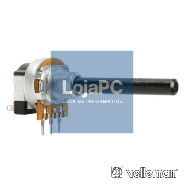 POTENCIÓMETRO LINEAR 10K METALICO C/INTERRUPTOR