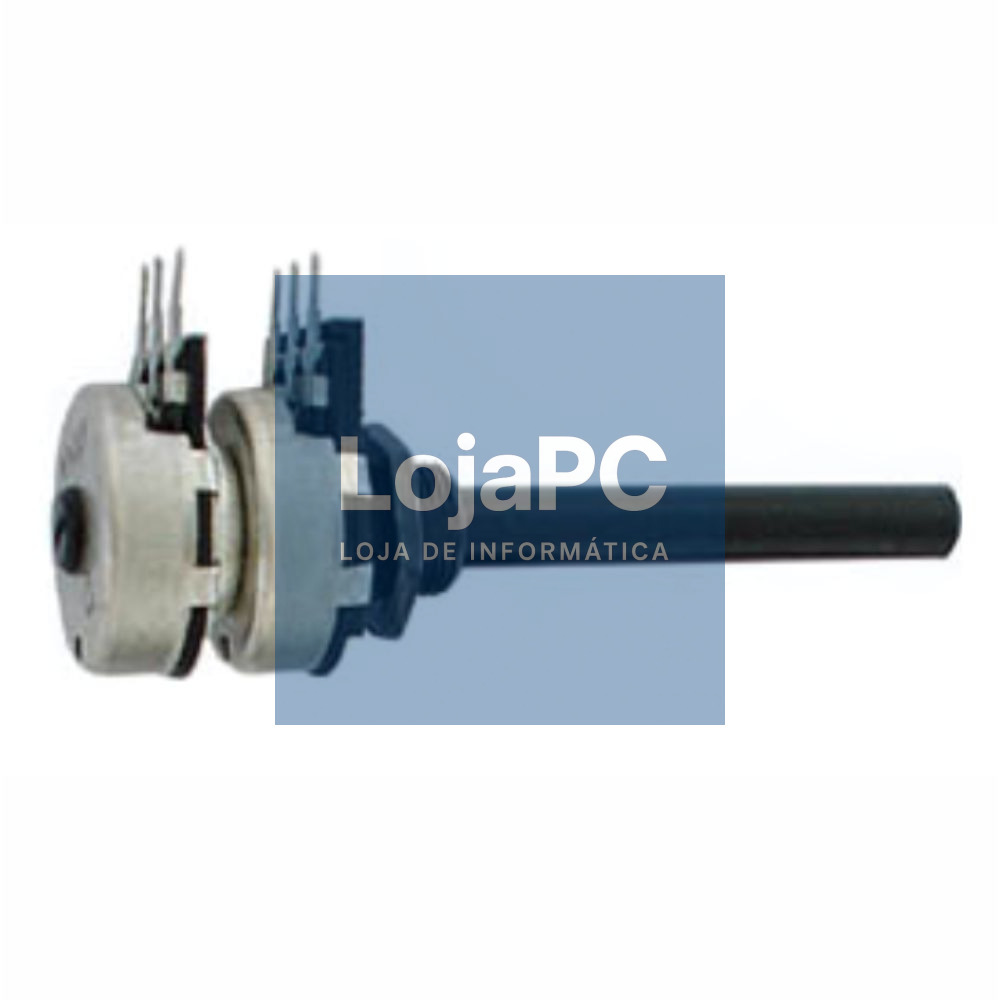 POTENCIÓMETRO LOGARITIMICO 47K STEREO METALICO