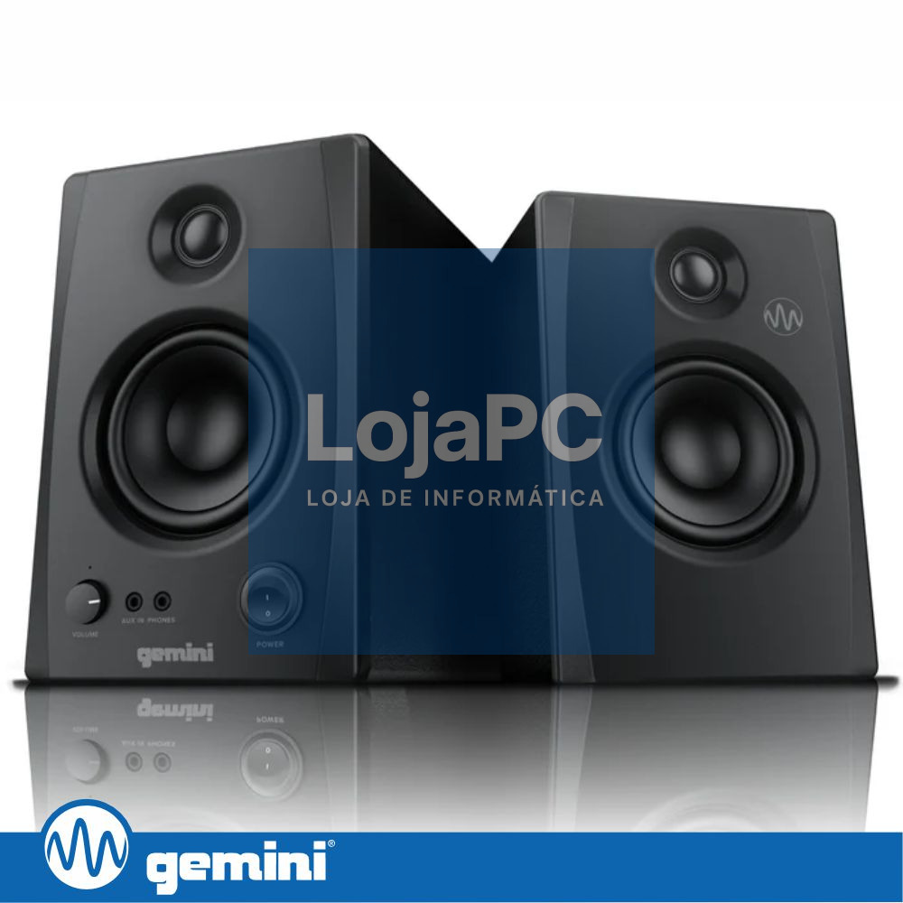 Monitores de Estúdio Ativo/Passivo 5" 200W BT GEMINI