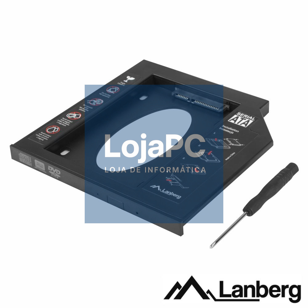 Adaptador SSD/HDD 2.5" Para 5.25" LANBERG