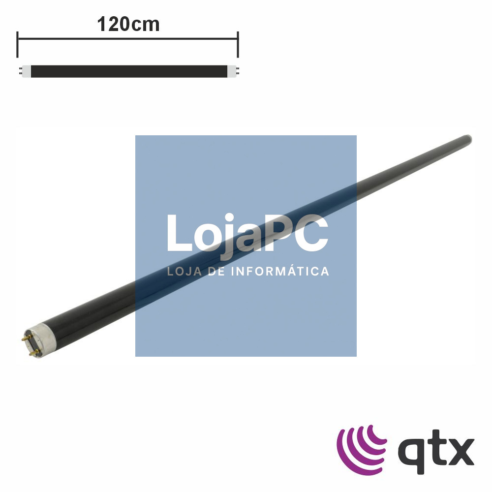Lâmpada Tubular T8 36W 120cm 230V Fluorescente UV QTX