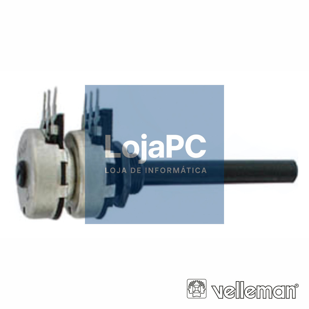 POTENCIÓMETRO LINEAR 100K STEREO METALICO