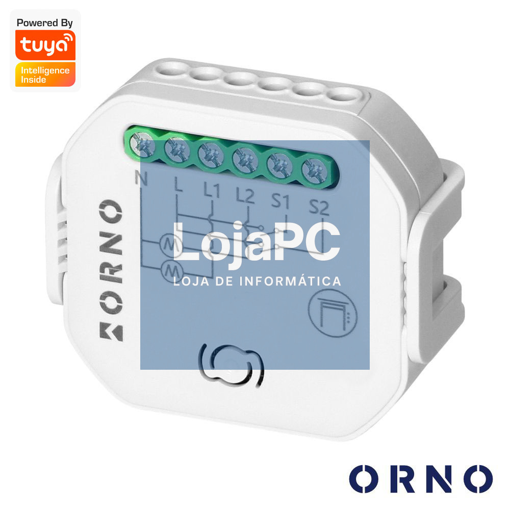 Módulo Automação P/ Controlo de Estores WiFi+BT Tuya ORNO