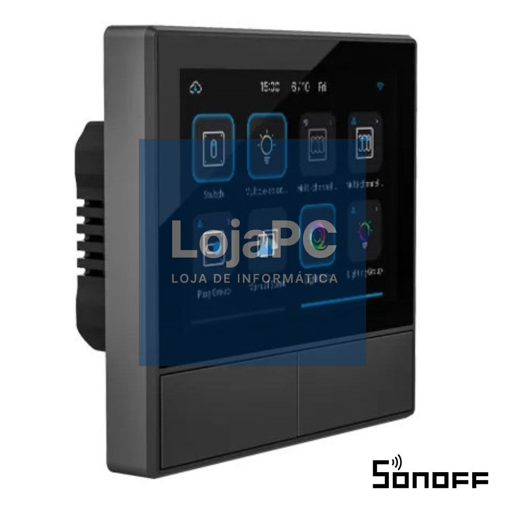 Ecrã Inteligente HMI WiFi Tátil C/ Interruptor SONOFF