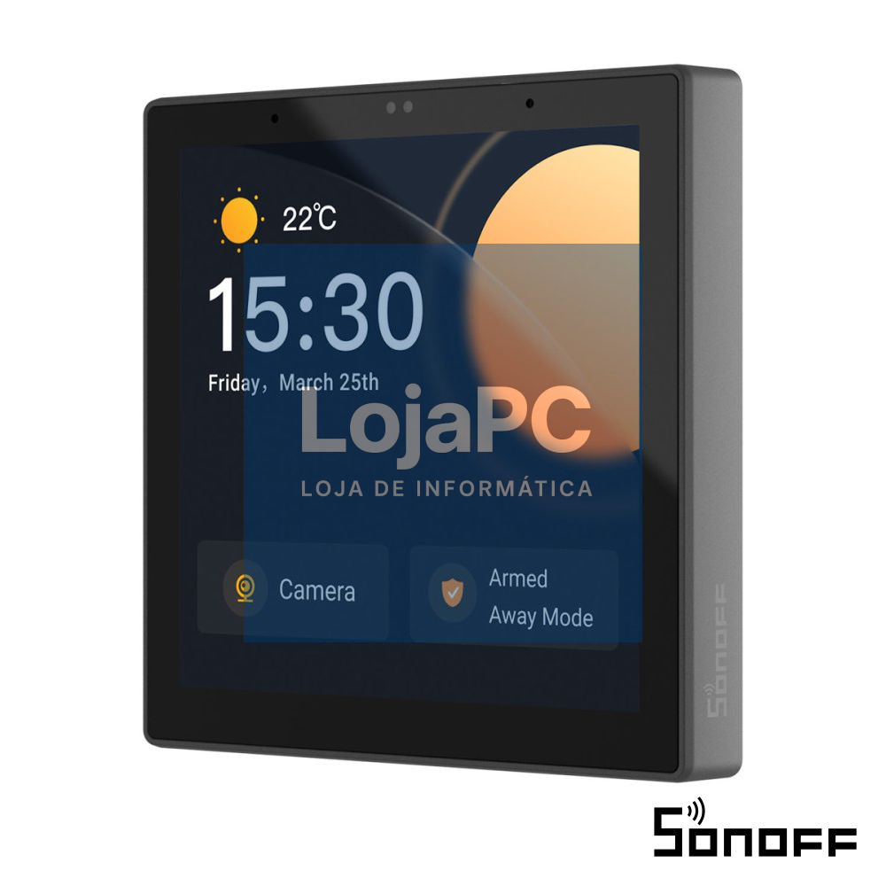 Ecrã Inteligente HMI WiFi Tátil Zigbee SONOFF