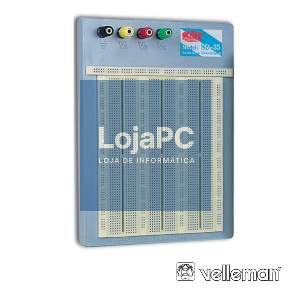 PLACA DE ENSAIO MULTIFUNÇÕES C/ 2420 PONTOS VELLEMAN