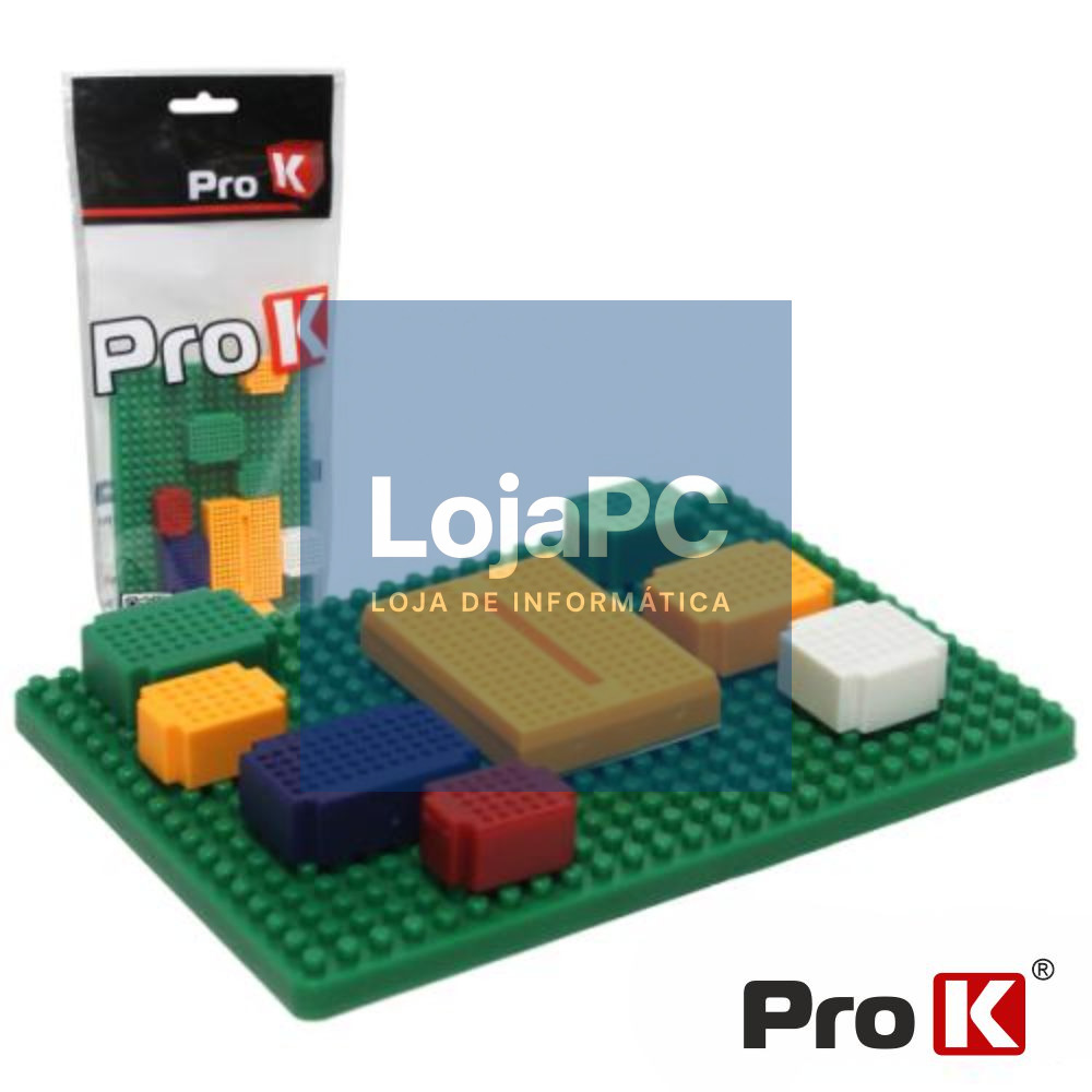 PLACA DE ENSAIO MULTIFUNÇÕES C/ 425 PONTOS 8 MÓDULOS PROK